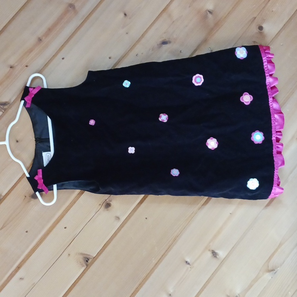 Talbots, girls, lined, velvet jumper